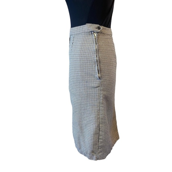 Vintage Snyder Craft Wool Checkered Pencil Skirt - Picture 7 of 14